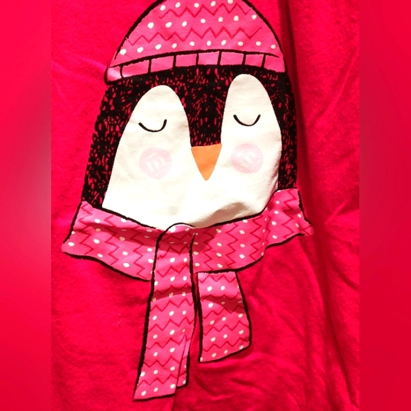 Secret Treasure Knit PJ Top Penguin NWOT - Picture 5 of 5